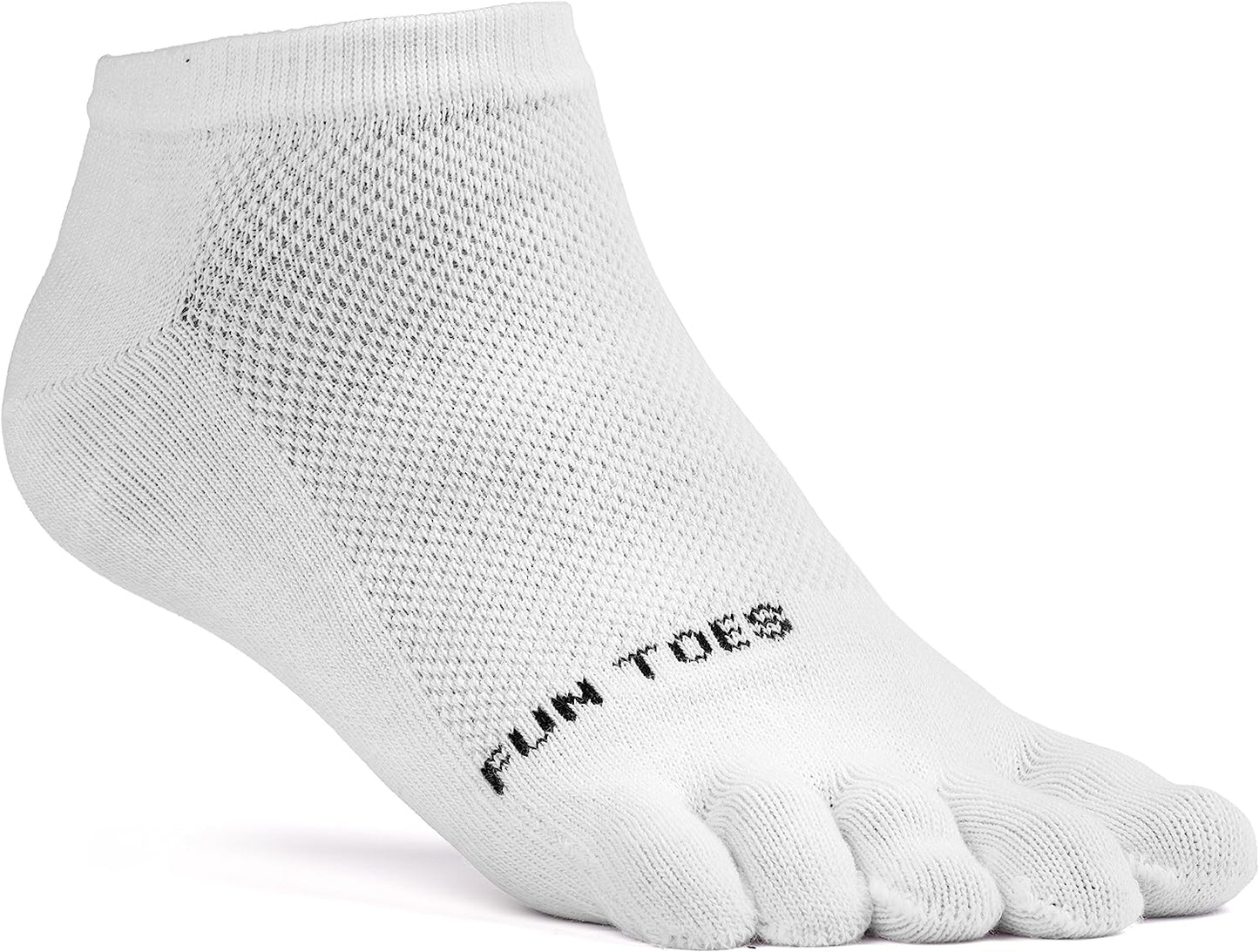 Women'S Cotton Toe Socks-Barefoot Running- Breathable- 6 Pairs Pack-Size 9-11 Lightweight
