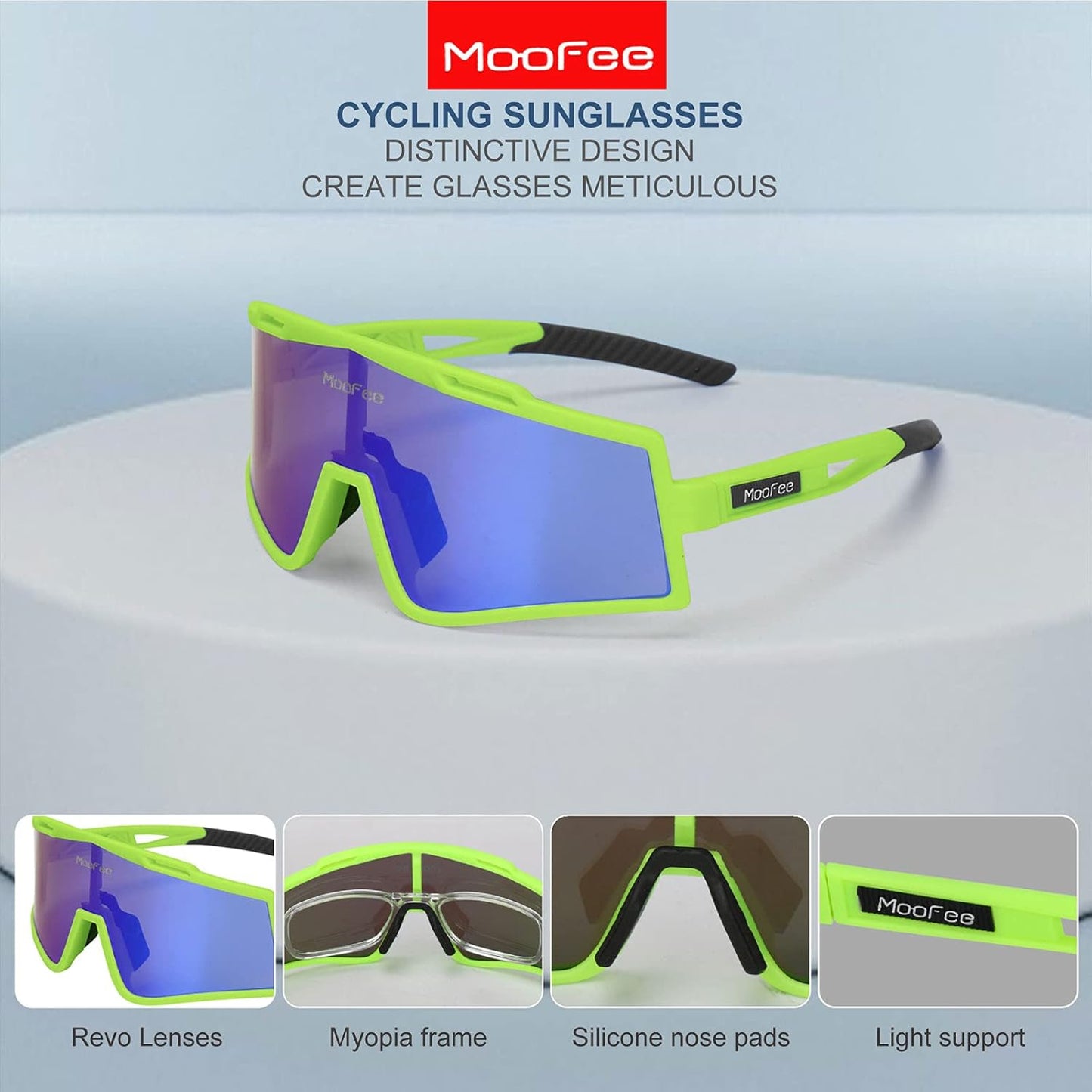 Cycling Glasses Sports Polarized Sunglasses for Men Women Riding Fishing Golf Baseball Running Glasses