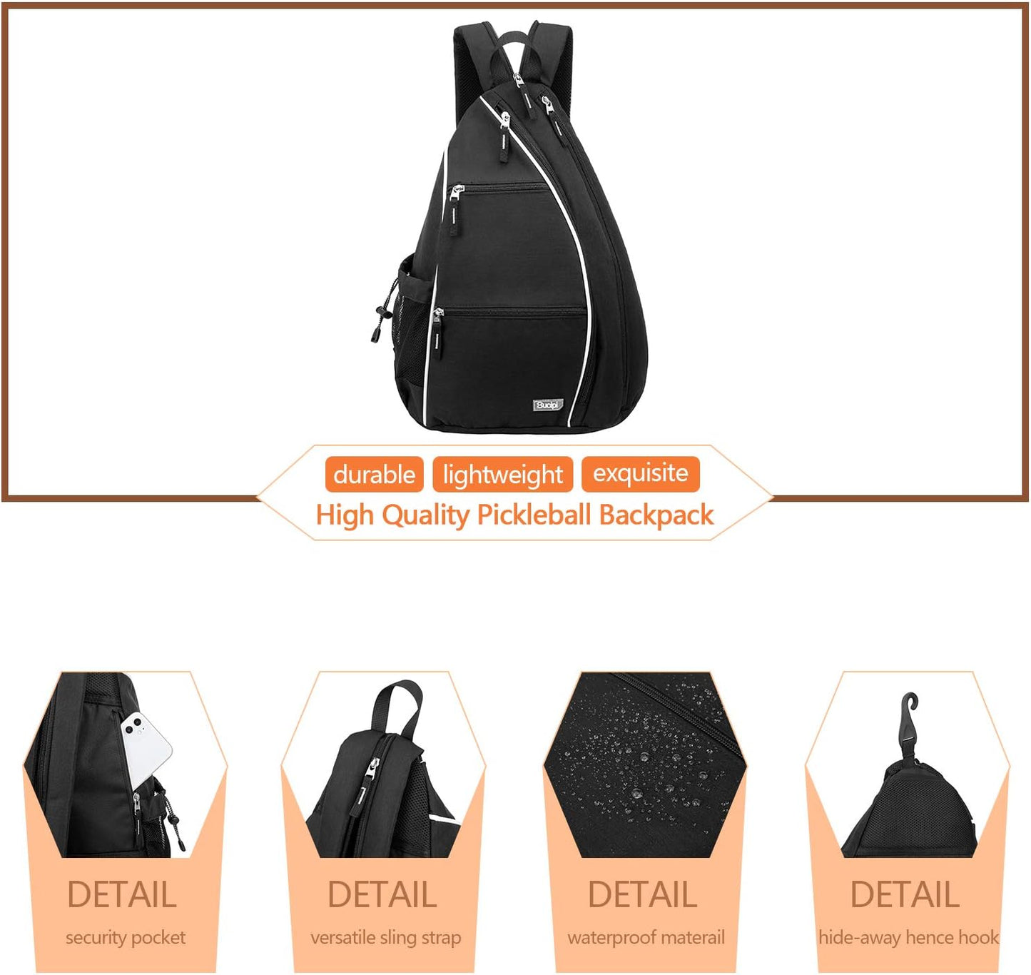 Pickleball Bag Pickleball Backpack for Women Men Pickleball Paddle Backpack Reversible Pickleball Paddle Bag Pickleball Rackets Bags for Ladies