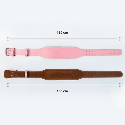 Weight Lifting Belt for Women 10.5Cm Width Gym Fitness Squats Belt Back Support Powerlifting, Cross Training, Workout Belt Pink