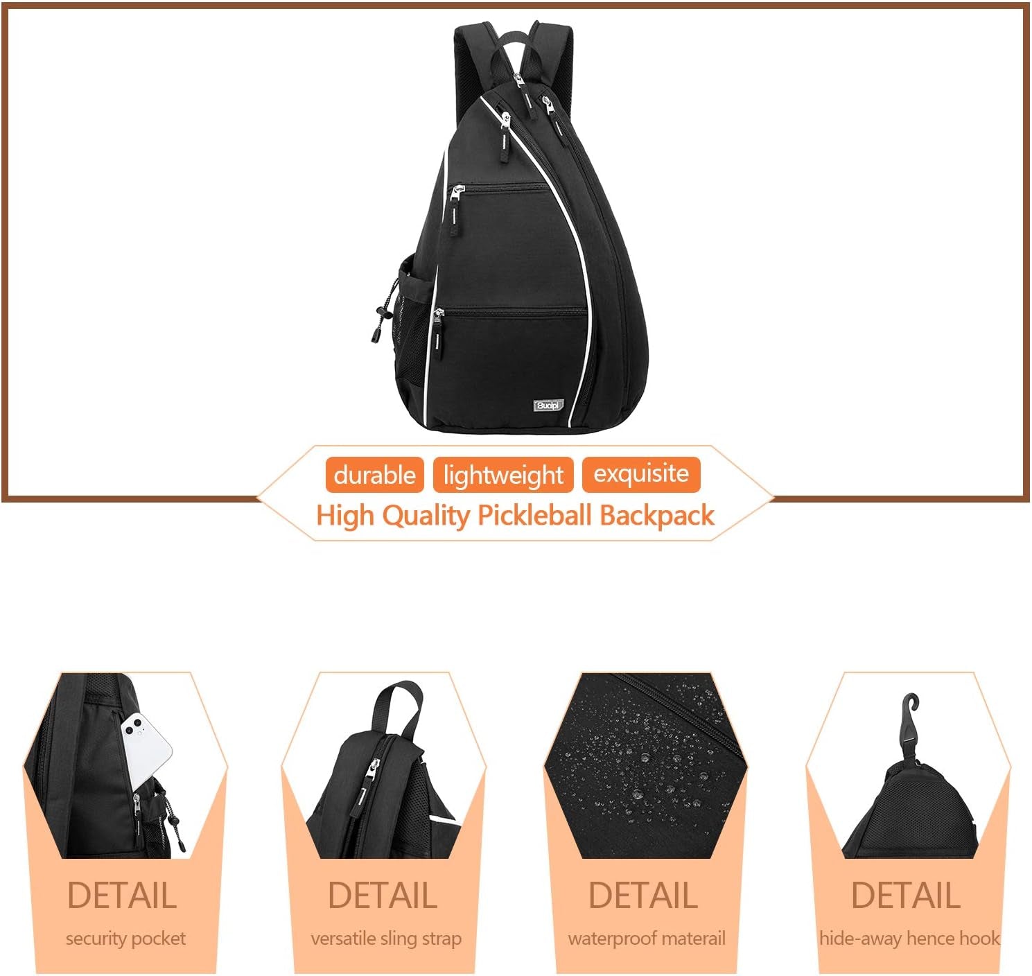 Pickleball Bag Pickleball Backpack for Women Men Pickleball Paddle Backpack Reversible Pickleball Paddle Bag Pickleball Rackets Bags for Ladies